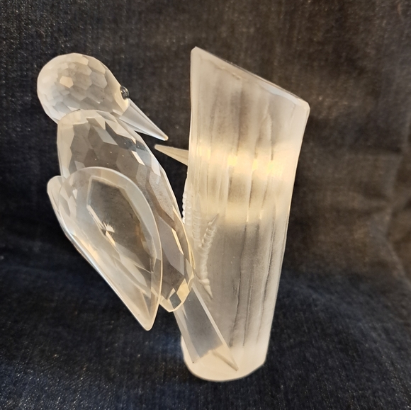 Swarovski Crystal 1988 Woodpeckers Figurine w certificate - Picture 3 of 6